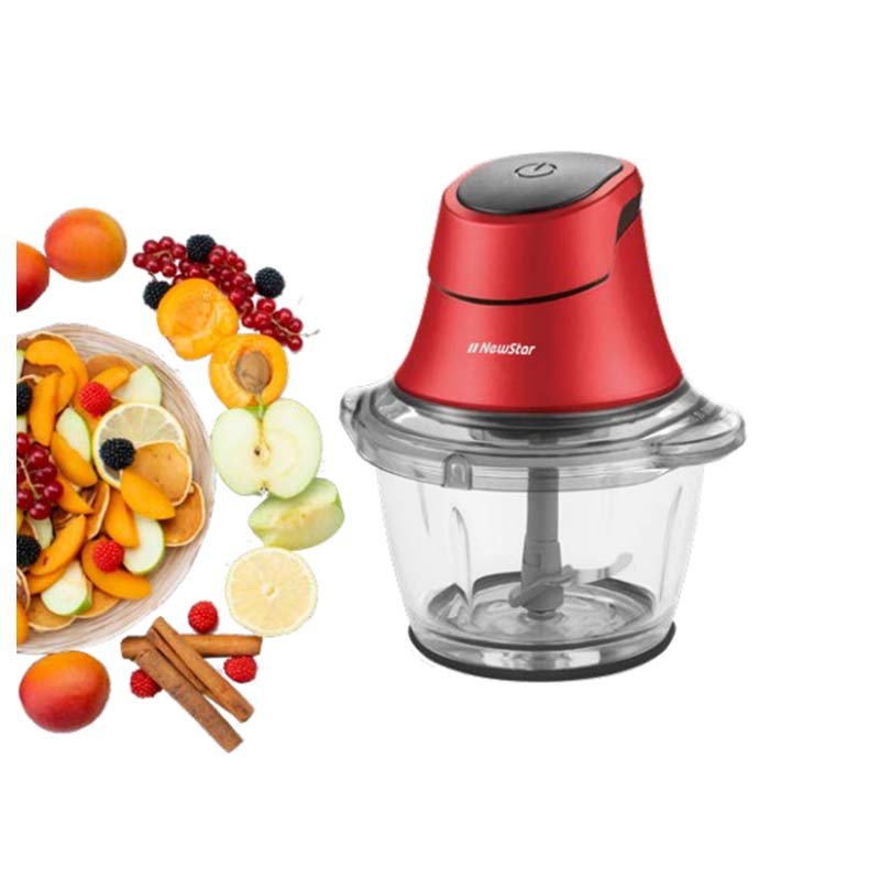 Mini Hachoir Électrique NEWSTAR G08N 600W - Rouge
